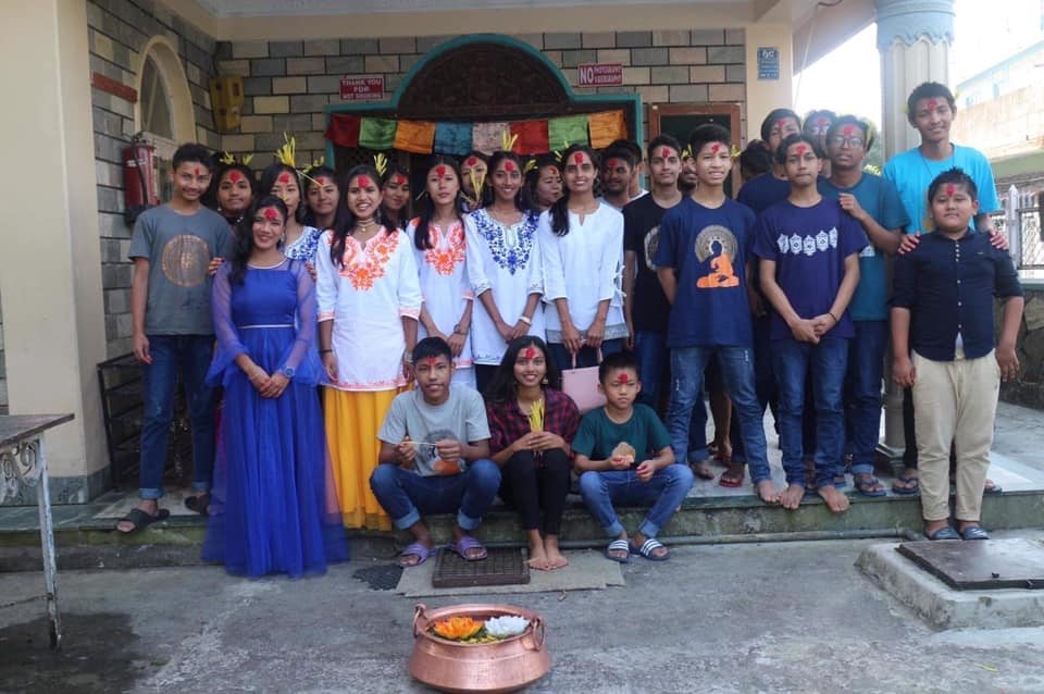 Holi festival celebrations — the Onni family