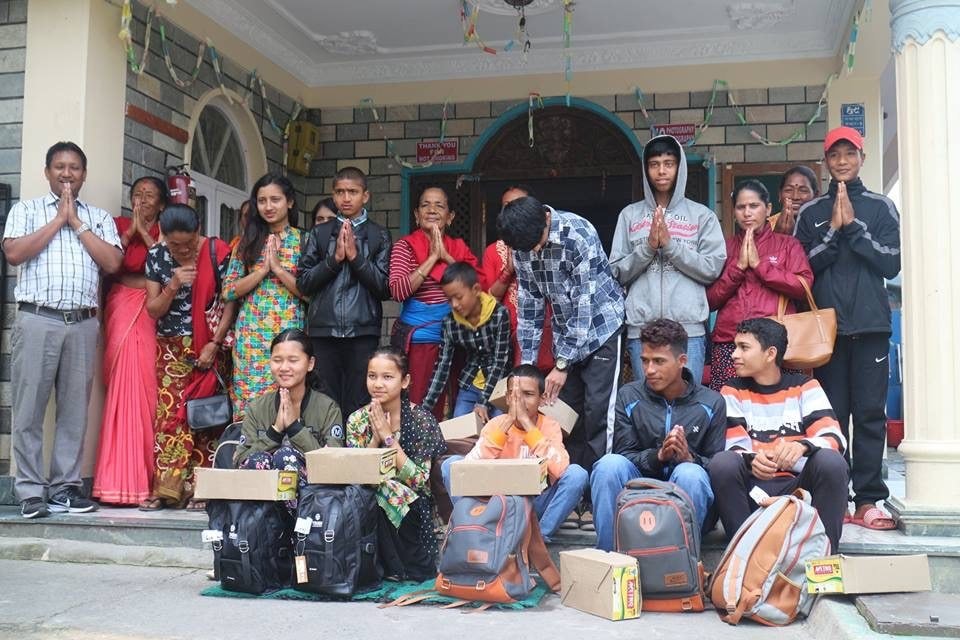 Scholarship distribution day at Namaste Community Foundation